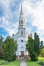The Reformed Church is a Protestant denomination church in in Zrenjanin Royalty Free Stock Photo