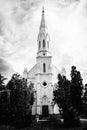 The Reformed Church is a Protestant denomination church in in Zrenjanin Royalty Free Stock Photo