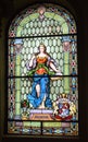 Zrenjanin Serbia stained glass in the city assembly building