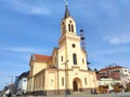 Zrenjanin Serbia town center Catholic church