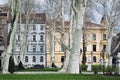 Zrinjevac Park in Zagreb, Croatia Royalty Free Stock Photo