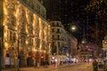 Bahnhof Street in the Zurich city center on the Christmas season