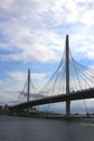 Zsd cable-stayed bridge Royalty Free Stock Photo