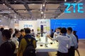 ZTE 5G booth in ICT expo Royalty Free Stock Photo