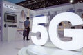 ZTE 5G booth in ICT expo Royalty Free Stock Photo