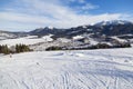 Zuberec ski resort; Western Tatras. Slovakia. Winter landscape