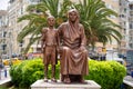 Zubeyde Hanim statue. Zubeyde Hanim was the mother of Mustafa Kemal Ataturk, the founder of the Republic of Turkey.
