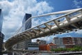 Zubi Zuri bridge. Modern architecture in Bilbao Royalty Free Stock Photo