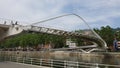 Zubizuri bridge in Bilbao Royalty Free Stock Photo