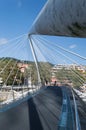 Zubizuri bridge in Bilbao Royalty Free Stock Photo