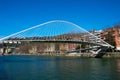 Zubizuri Bridge Puente del Campo Volantin Royalty Free Stock Photo