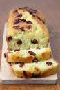 Zucchini bread with cranberries Royalty Free Stock Photo