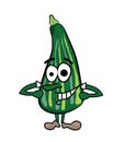 Zucchini cartoon character