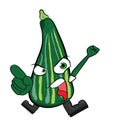 Zucchini cartoon character