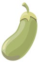 Zucchini cartoon icon. Green raw healthy vegetable Royalty Free Stock Photo