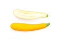 Zucchini isolated. Zucchini isolated white background Royalty Free Stock Photo