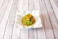 Zucchini Noodle Salad, Fish Roe, Avocado, Sesame Seeds,