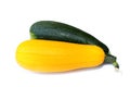 Zucchini over white background Royalty Free Stock Photo
