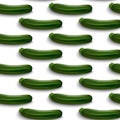 Zucchini on white background. Royalty Free Stock Photo