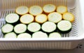 Zucchini slices