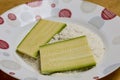 Zucchini slices Royalty Free Stock Photo