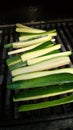 Zuccini Squash on A Grill Royalty Free Stock Photo