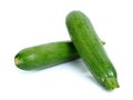 Zuchini isolated on the white background Royalty Free Stock Photo