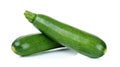 Zuchini isolated on the white background Royalty Free Stock Photo