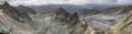 Zugspitze Alpspitze Jubilaumsgrat panorama Royalty Free Stock Photo