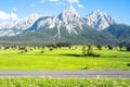 Zugspitze massif in Bavaria, Germany