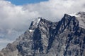 Zugspitze Mountain from Lermoos. Tyrol. Austria Royalty Free Stock Photo