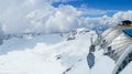 Zugspitze skie mountain, Germany Royalty Free Stock Photo