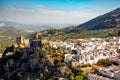 Zuheros, Spain. White house village of Andalusia Royalty Free Stock Photo