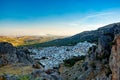 Zuheros, Spain. White houses village of Andalusia Royalty Free Stock Photo