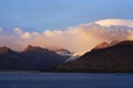 Zuid-GeorgiÃÂ« met ochtend licht; South Georgia with morning light