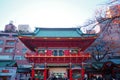 Zuishin-mon, main gate of Kanda Shrine in Chiyoda, Tokyo Royalty Free Stock Photo