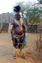 Zulu Chief in Shakaland Zulu Village, South Africa