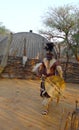 Zulu Chief in Shakaland Zulu Village, South Africa