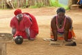 Zulu tribal dance in South Africa Royalty Free Stock Photo