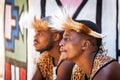 Zulu Warriors Wear Traditional Garments