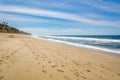 Zuma Beach, one of the most popular beaches in Los Angeles Royalty Free Stock Photo