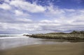 Zumaia beach in Spain