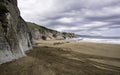 Zumaia beach in Spain