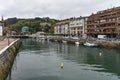 Traditional Basque buildings in the port town of Zumaia