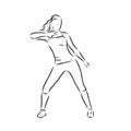 Zumba dancers illustration . Zumba, Zumba dancers, fitness, dancer, vector sketch illustration