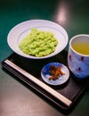 Zunda Mochi, Local Seadai - Japanese dessert Royalty Free Stock Photo