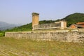 Debris ruins of ancient buildings architecture, Eastern Tombs of the Qing Dynasty, China