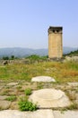 Debris ruins of ancient buildings architecture, Eastern Tombs of the Qing Dynasty, China