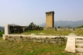 Debris ruins of ancient buildings architecture, Eastern Tombs of the Qing Dynasty, China