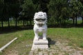 Stone animal landscape architecture in the Eastern Tombs of the Qing Dynasty, China